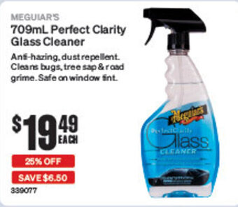 SuperCheap Auto MEGUIAR'S 709mL Perfect Clarity Glass Cleaner offer
