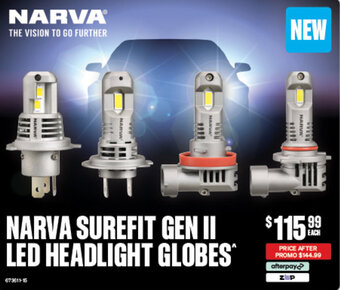 SuperCheap Auto NARVA SUREFIT GEN II LED HEADLIGHT GLOBES offer