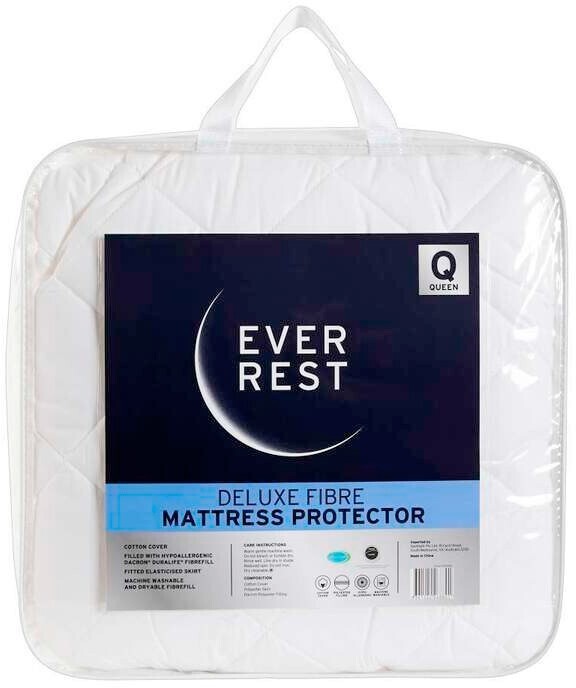 Ever rest deluxe fibre mattress protector offer at Spotlight
