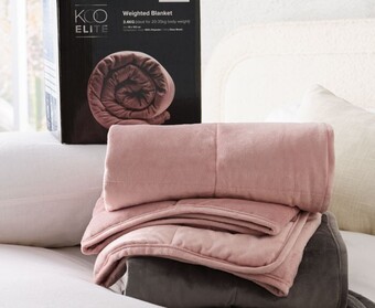 Spotlight Koo elite plain weighted blankets offer