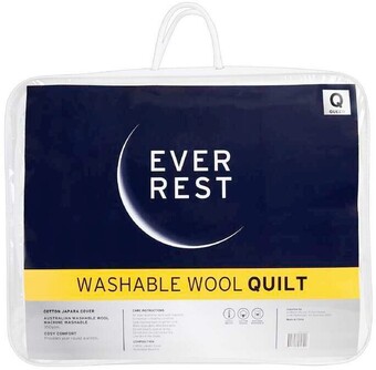 Spotlight Ever rest washable wool quilt offer