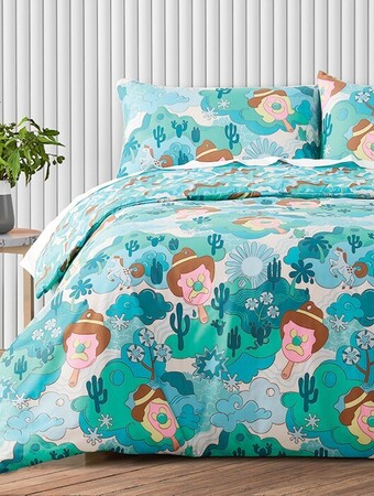Spotlight Koo ellie whittaker bubble-o-bill blue quilt cover set offer