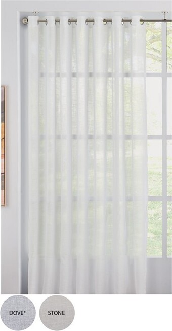 Spotlight Neutrals sheer eyelet curtains offer