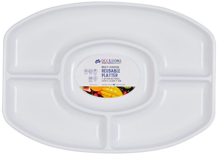 4 section serving platter offer at Spotlight