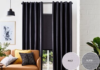 Spotlight 40% off urban blockout eyelet curtains offer