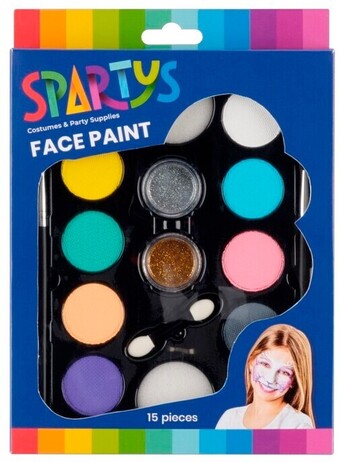Spotlight Spartys pastel face paint kit offer