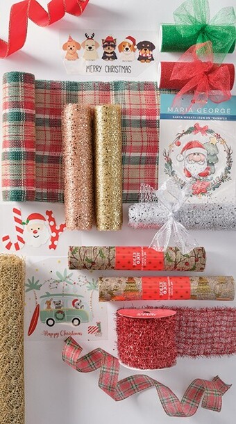 Spotlight All christmas trims & transfers offer
