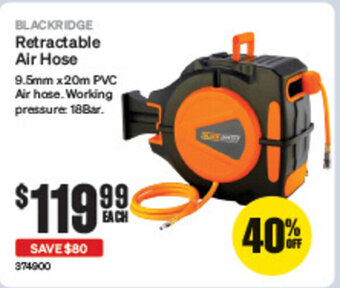 SuperCheap Auto BLACKRIDGE Retractable Air Hose offer