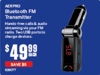SuperCheap Auto AERPRO Bluetooth FM Transmitter offer