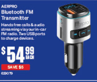 SuperCheap Auto AERPRO Bluetooth FM Transmitter offer