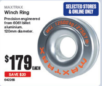 SuperCheap Auto MAXTRAX Winch Ring offer
