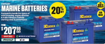 SuperCheap Auto CENTURY MARINE BATTERIES offer