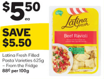 Woolworths Latina Fresh Filled Pasta Varieties 625g offer