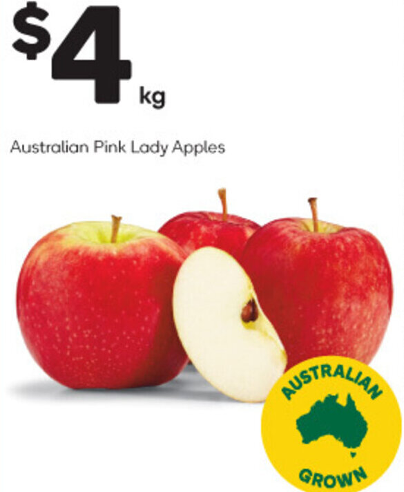 Australian Pink Lady Apples offer at Woolworths