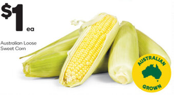 Woolworths Australian Loose Sweet Corn offer