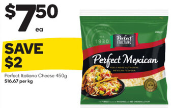 Woolworths Perfect Italiano Cheese 450g offer