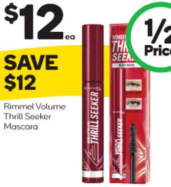 Woolworths Rimmel Volume Thrill Seeker Mascara offer