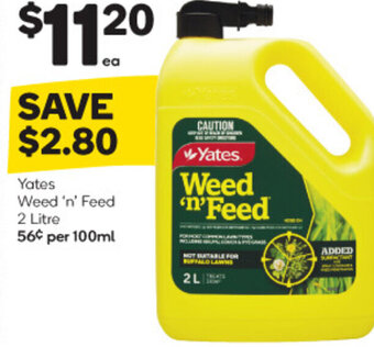 Woolworths Yates Weed 'n' Feed 2 Litre offer