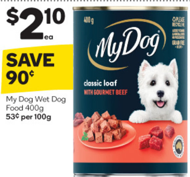 My Dog Wet Dog Food 400g offer at Woolworths