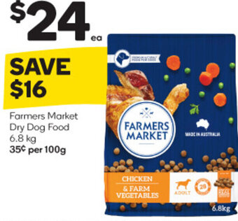 Woolworths Farmers Market Dry Dog Food 6.8 kg offer