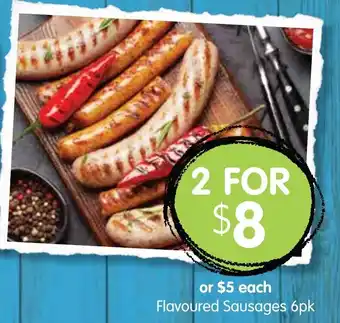 Spudshed Flavoured Sausages 6pk offer