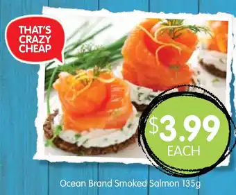 Spudshed Ocean Brand Smoked Salmon 235g offer