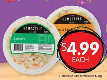 Spudshed Homestyle Salads Varieties 600g offer