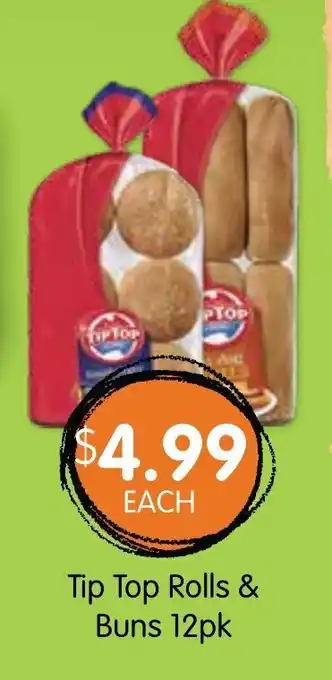 Spudshed Tip Top Rolls & Buns 12pk offer