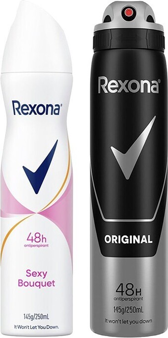 BIG W Rexona antiperspirant deodorant 250ml offer