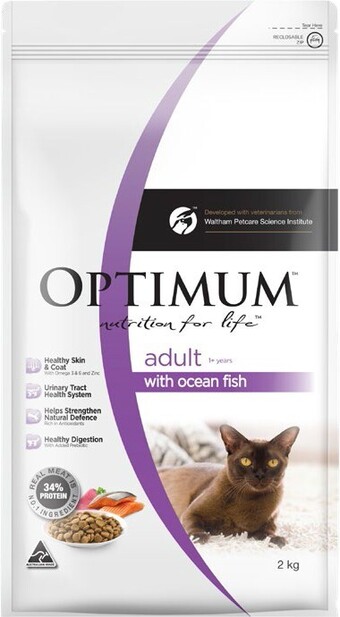 BIG W Optimum dry cat food varieties 2kg offer
