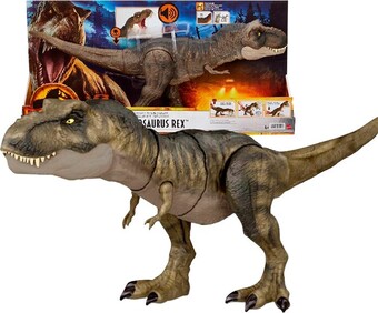 Kmart Jurassic world: dominion thrash 'n devour tyrannosaurus rex figure offer