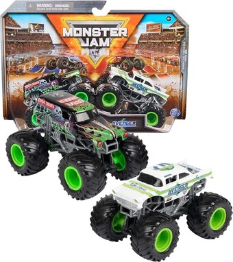 Kmart 2 pack monster jam 1:64 die cast trucks - assorted offer
