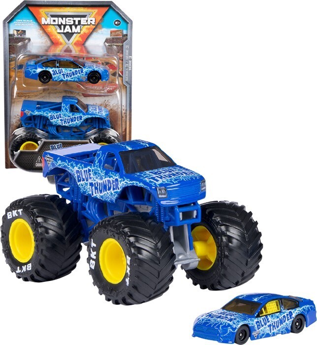 Monster jam 164 scale truck and race car set assorted offer at Kmart