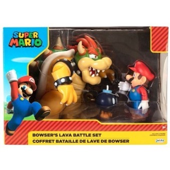 BIG W New super mario mario vs. bowser diorama set offer