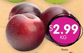 Spudshed Plums offer