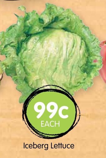 Spudshed Iceberg Lettuce offer