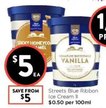 Street Blue Ribbon Ice Cream 1L