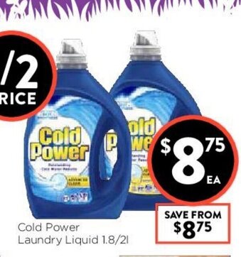 Foodworks Cold Power Laundry Liquid 1.8/21 offer
