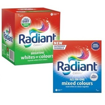 BIG W Radiant laundry powder 7kg offer