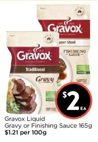 Foodworks Gravox Liquid Gravy or Fishing Sauce 165g offer