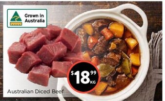 Foodworks Australian Diced Beef offer