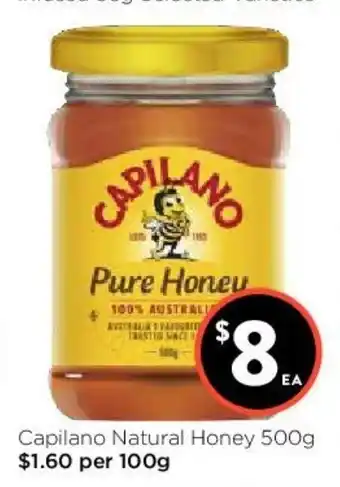Foodworks Capilano Natural Honey 500g offer