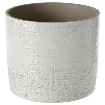 IKEA Chiafrön plant pot, in/outdoor white, 15 cm offer