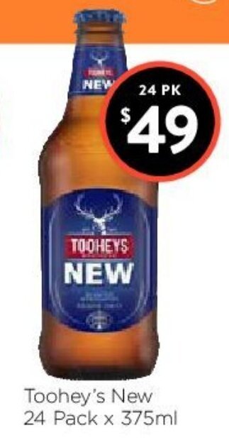 Foodworks Toohey's New 24 Pack x 375ml offer