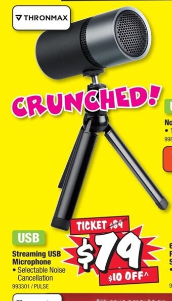 JB Hi-Fi Streaming USB Microphone offer