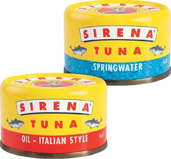 IGA Sirena Tuna 95g Selected Varieties offer