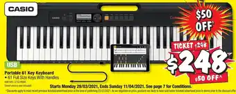 USB Portable 61 Key Keyboard