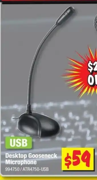 JB Hi-Fi USB Desktop Gooseneck Microphone offer