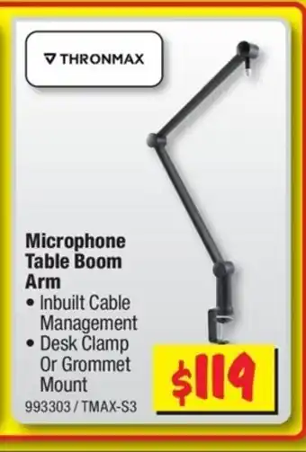 JB Hi-Fi Microphone Table Boom Arm offer