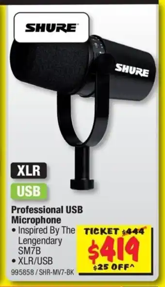 JB Hi-Fi Professional USB Microphone offer